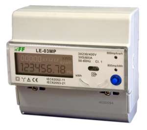 Licznik energii elektrycznej LE-03MP F&F Licznik 3-fazowy F&F