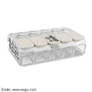 Wago szybkozłączka 221-485 do stref EX zakres 0,14 - 4 mm2 Szybkozłączka Wago do stref EX nr. 221-485