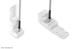 Adapter montażowy 221-502 do montażu szybkozłączek Wago serii 221 Wago adapter montażowy 221-502 do szybkozłączek serii 221