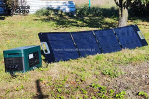 Stacja zasilania VT-1001N Nr. ref.: 11627 z panelem PV VT-10120 120 W Nr. ref. 11446 V-TAC